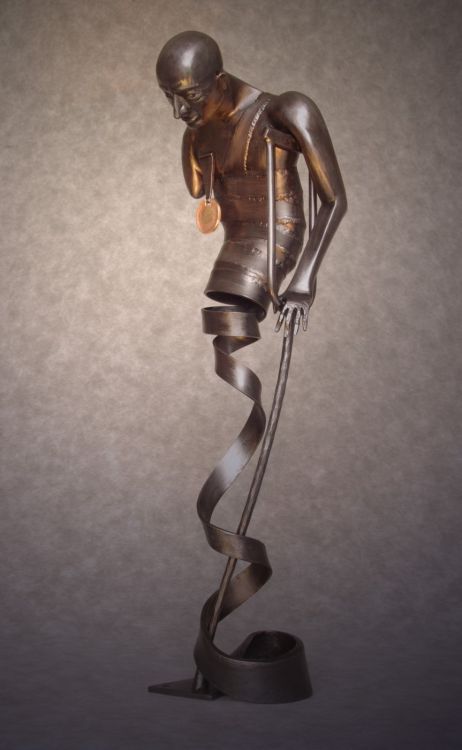 Courage - forged sculpture (2014).