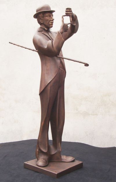 Charlie - life size forged sculpture