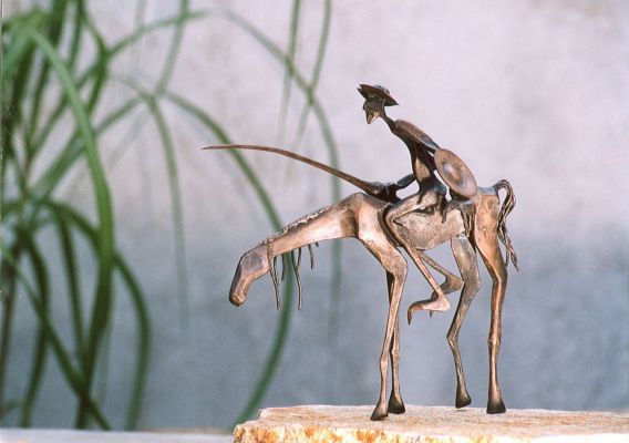Don Q - forged sculpture - model
