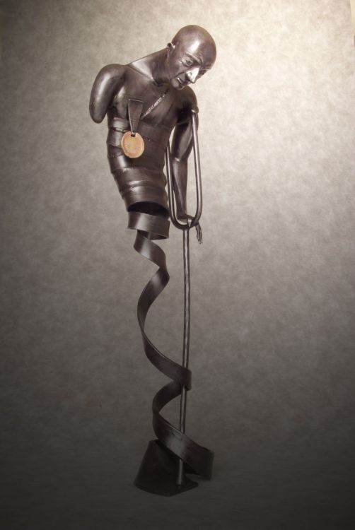 Courage - forged sculpture (2014).