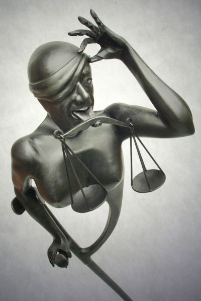 Justice - forged sculpture (2014).