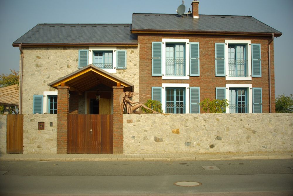 Angel Guard - forged sculpure for entry of family house