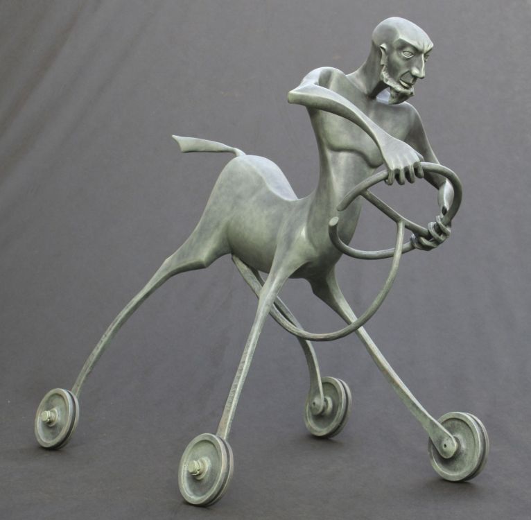 Kentaur Enzo - forged sculpture