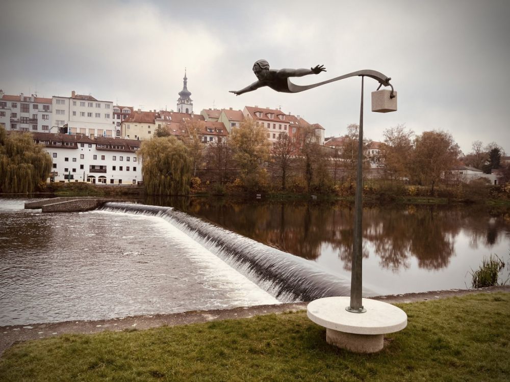 Libor Hurda - Čekání na stříbrný vítr - kovaná kinetická plastika